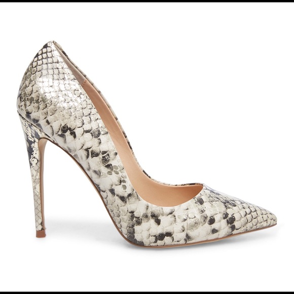 Steve Madden Snake Effect Pumps - Picture 2 of 7